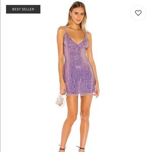 Free people gold rush mini dress